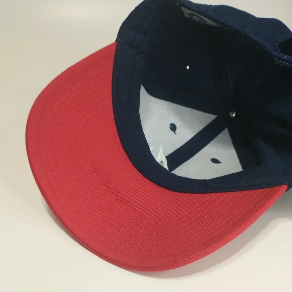 HTT Atlanta Braves MLB Baseball Cap Navy Blue Red Adjustable Hat USA Cotton